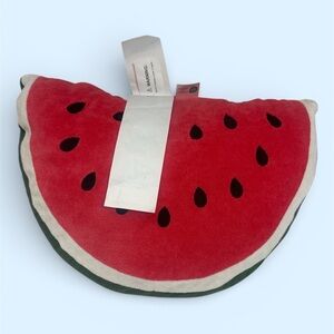 Vibrant Watermelon Slice Pillow for Kids